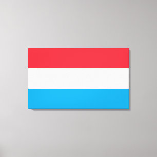 Flag of Luxembourg Canvas Print