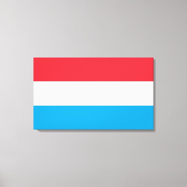 Flag of Luxembourg Canvas Print (Front)