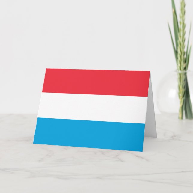 Flag of Luxembourg Card (Front)
