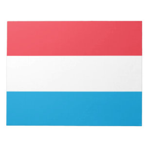 Flag of Luxembourg Notepad