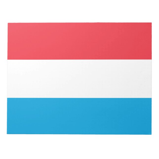 Flag of Luxembourg Notepad (Front)