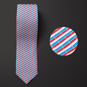 Flag of Luxembourg Pattern Tie