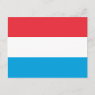 Flag of Luxembourg Postcard