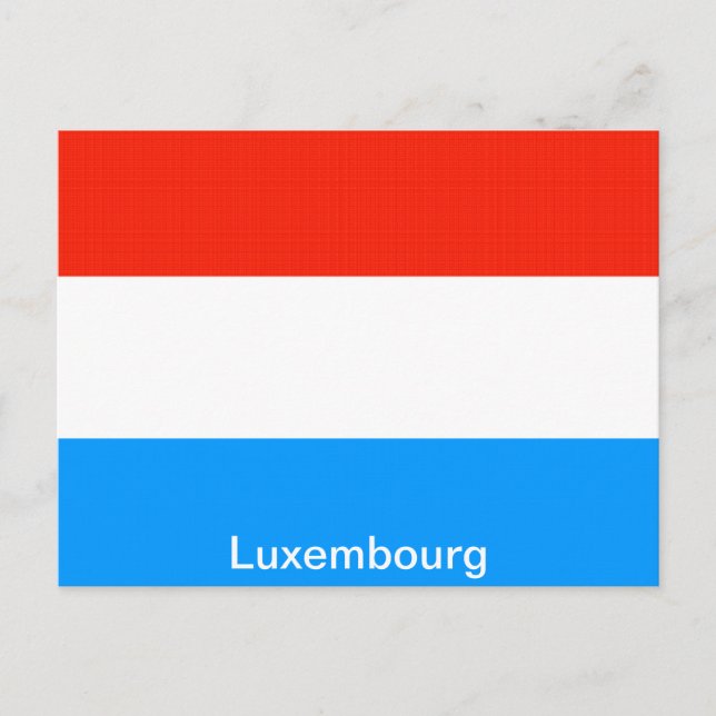 Flag of Luxembourg Postcard (Front)