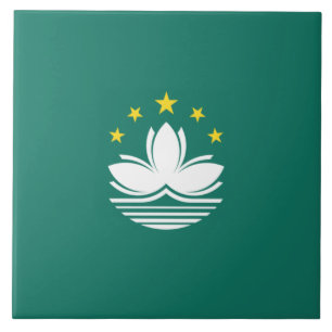 Flag of Macau (Chinese Region) Tile