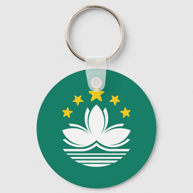 Flag of Macau Keychain (Front)