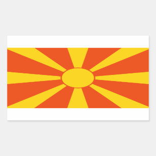 Flag of Macedonia Sticker
