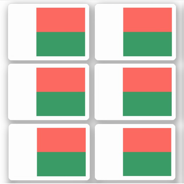 Flag of Madagascar - a collection (Front)