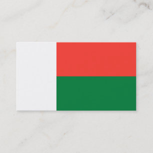 Flag of Madagascar Business Cards