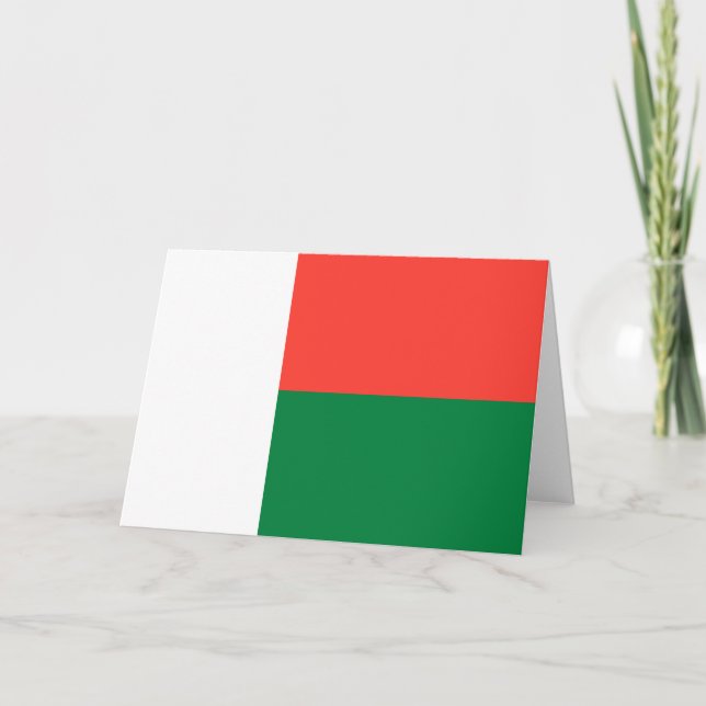Flag of Madagascar Card (Front)