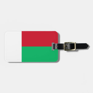 Flag of Madagascar Easy ID Personal Luggage Tag