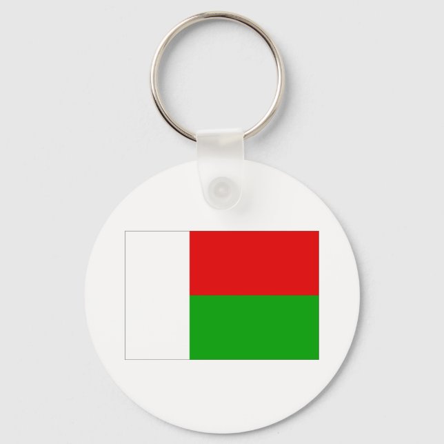 Flag of Madagascar Keychain (Front)