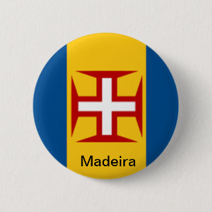 Flag of Madeira 2 Inch Round Button