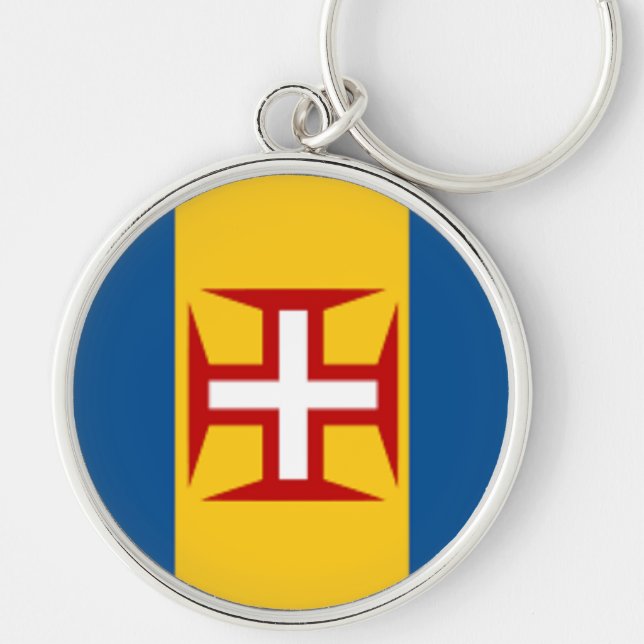 Flag of Madeira Keychain (Front)
