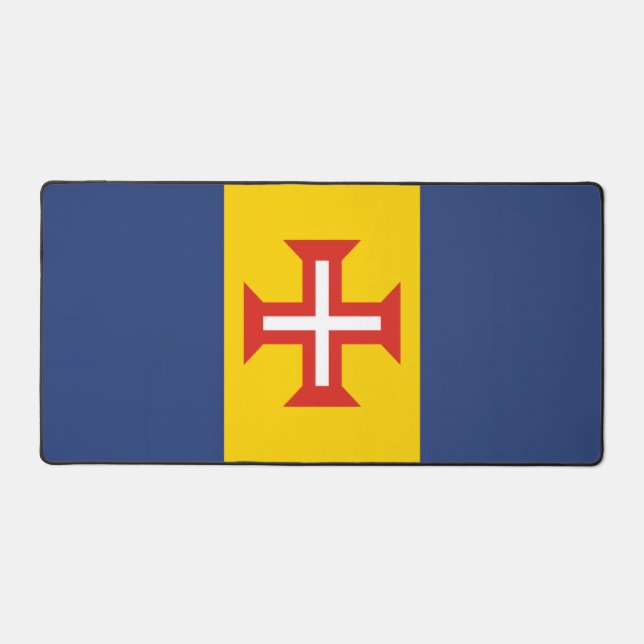 Flag of Madeira, Portugal Desk Mat (Front)