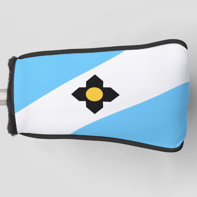 Flag of Madison, Wisconsin Golf Head Cover (Front)