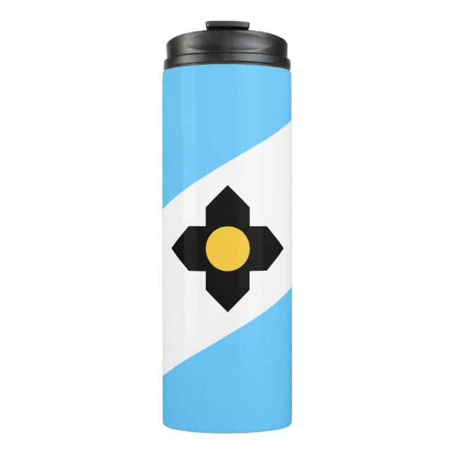 Flag of Madison, Wisconsin Thermal Tumbler (Front)