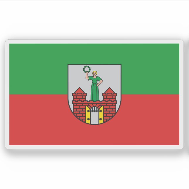 Flag of Magdeburg, Germany (Front)