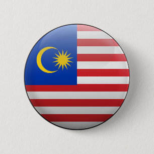 Flag of Malaysia 2 Inch Round Button