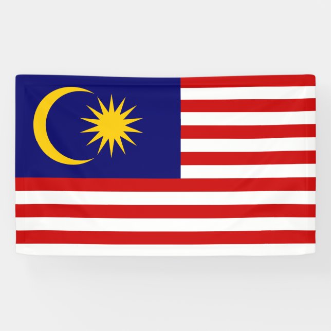 Flag of Malaysia Banner (Horizontal)