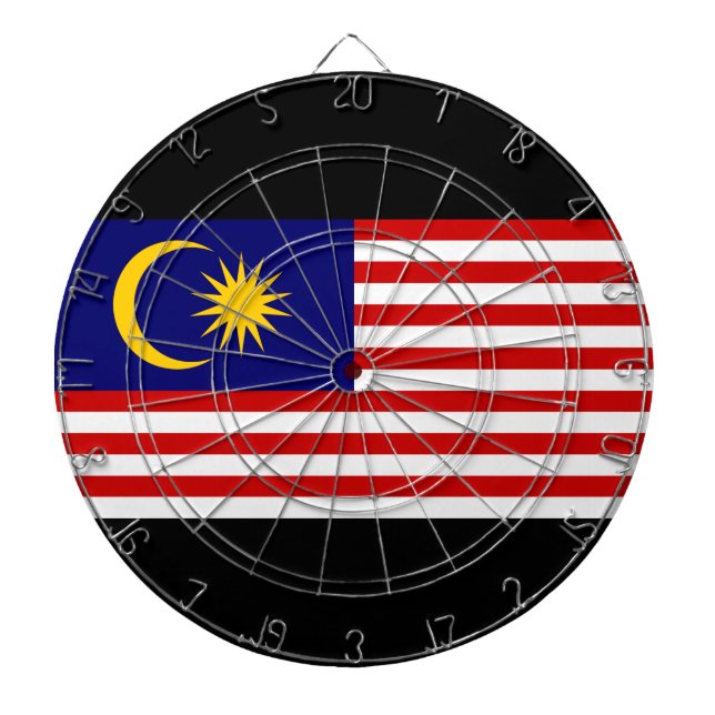 Flag of Malaysia Dartboard (Front)