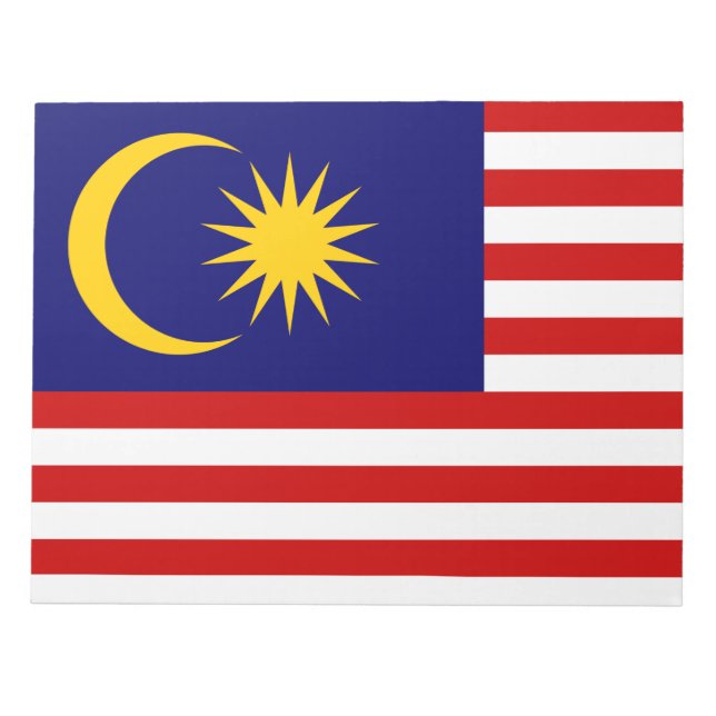 Flag of Malaysia Notepad (Front)
