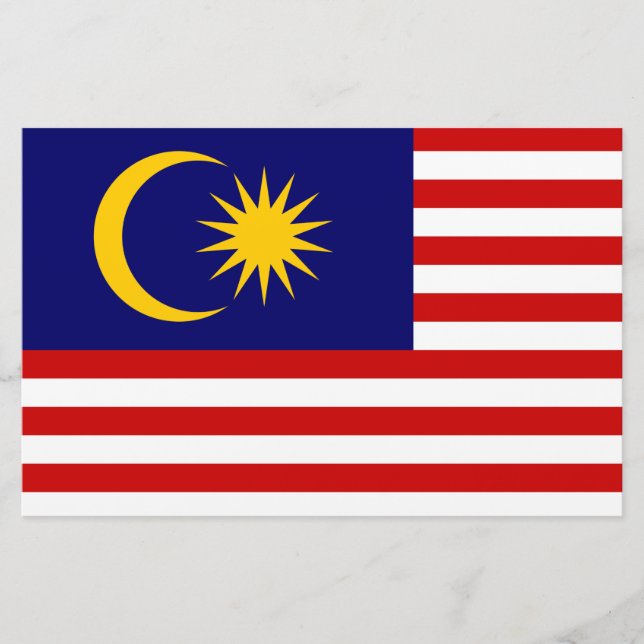 Flag of Malaysia Stationery (Front)