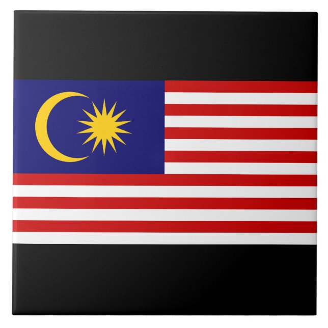 Flag of Malaysia Tile (Front)