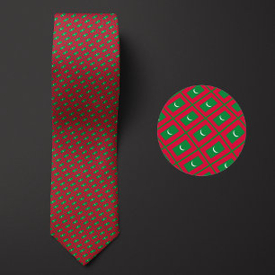 Flag of Maldives Pattern Tie