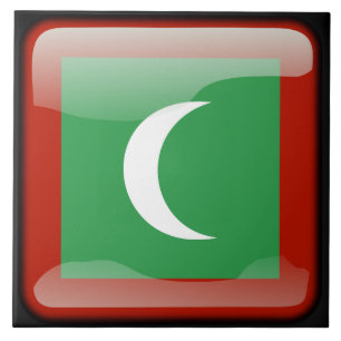 Flag of Maldives Tile