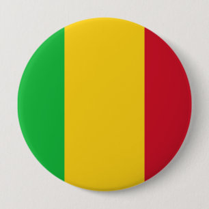 Flag of Mali 4 Inch Round Button