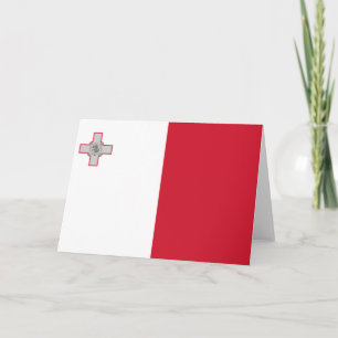 Flag of Malta Card