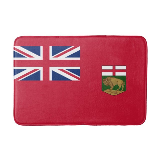 Flag of Manitoba Bath Mat (Front)