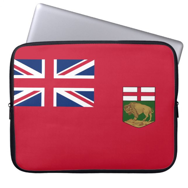 Flag of Manitoba Laptop Sleeve (Front)