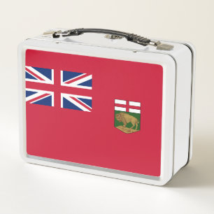 Flag of Manitoba Metal Lunch Box