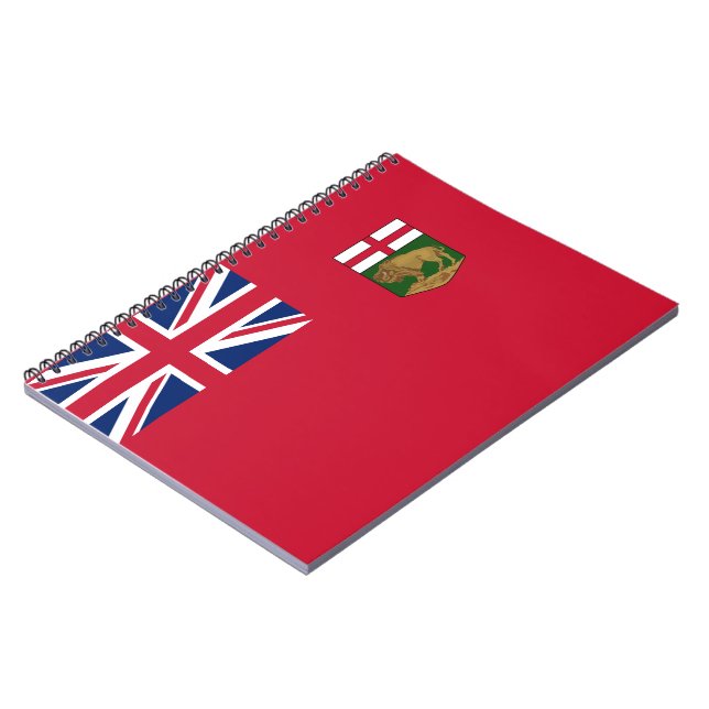 Flag of Manitoba Notebook (Left Side)