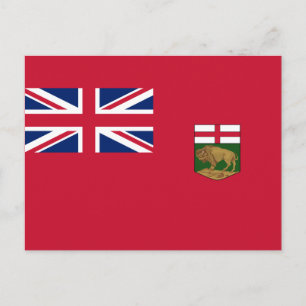 Flag of Manitoba Postcard