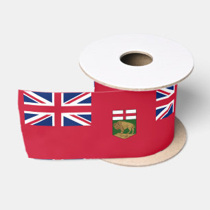 Flag of Manitoba Satin Ribbon