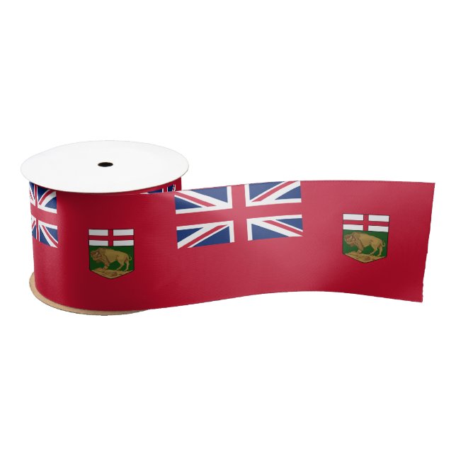 Flag of Manitoba Satin Ribbon (Spool)