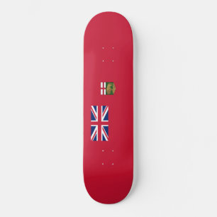 Flag of Manitoba Skateboard