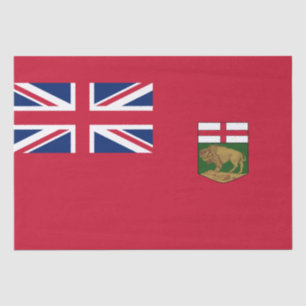 Flag of Manitoba Tissue Paper