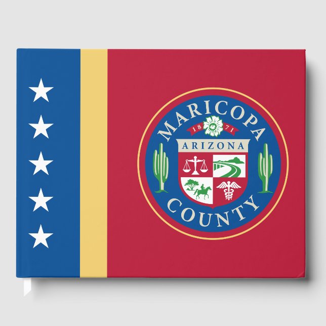 Flag of Maricopa County (Arizona) Guest Book (Front)