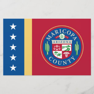 Flag of Maricopa County (Arizona) Stationery