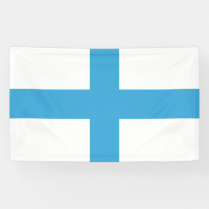 Flag of Marseille (France) Banner