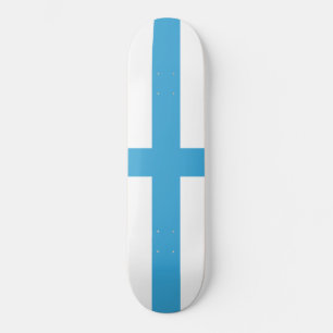 Flag of Marseille (France) Skateboard
