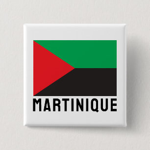 Flag of Martinique (2023) 2 Inch Square Button