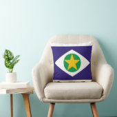 Flag of Mato Grosso, Brazil Throw Pillow (Chair)