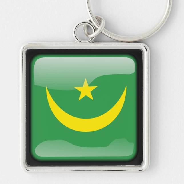 Flag of Mauritania Keychain (Front)