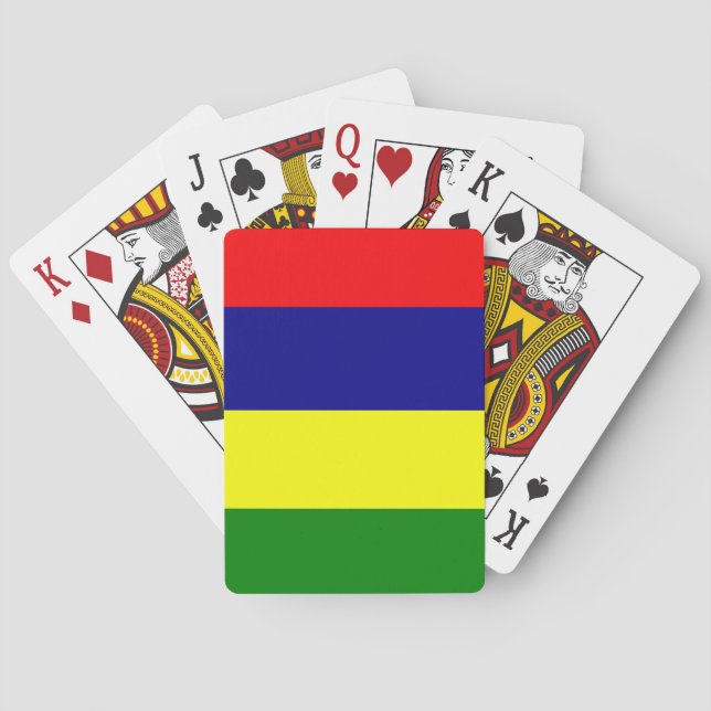 Flag of Mauritius Playing Cards (Back)