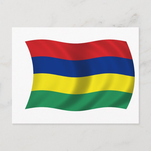 Flag of Mauritius Postcard (Front)